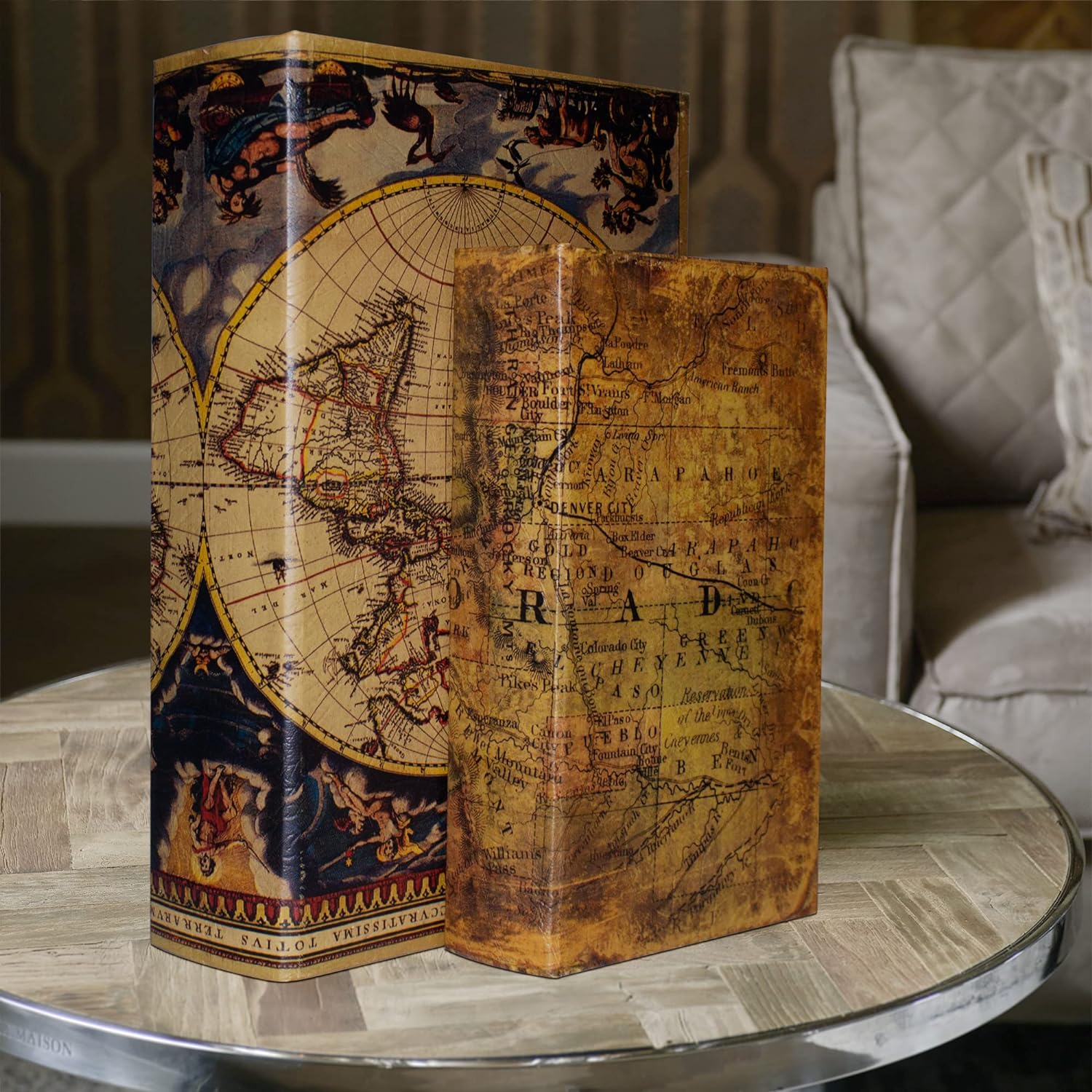 Vintage Book Hidden Safe Storage
