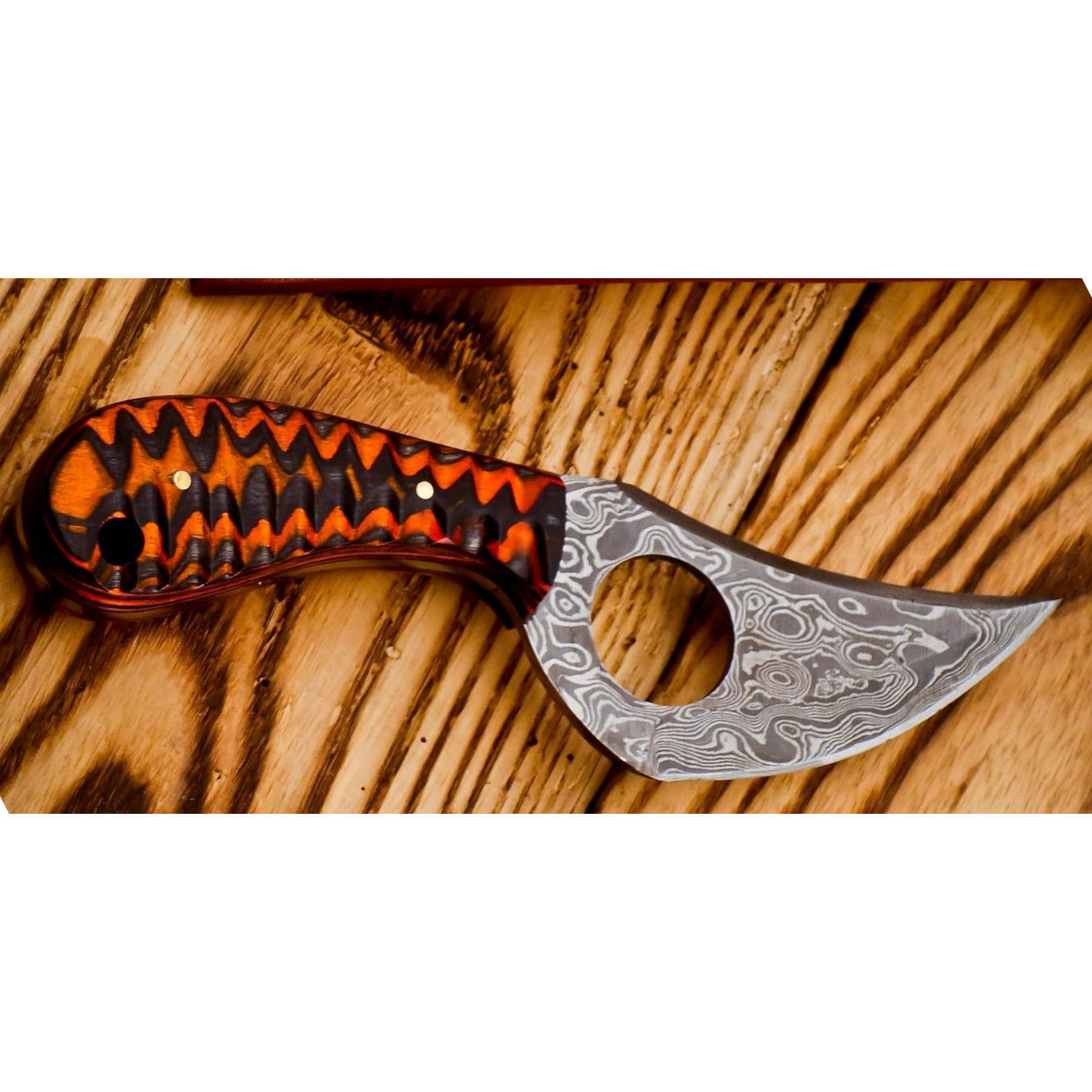 Damascus Survival Hunting Knife
