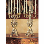 Grande Chateau Beaumont Gold Finish Candelabra
