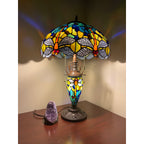 Dragonfly Stained Glass Table Lamp