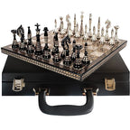 Guruji's Legacy Handcrafted Brass Tribal Chess Set