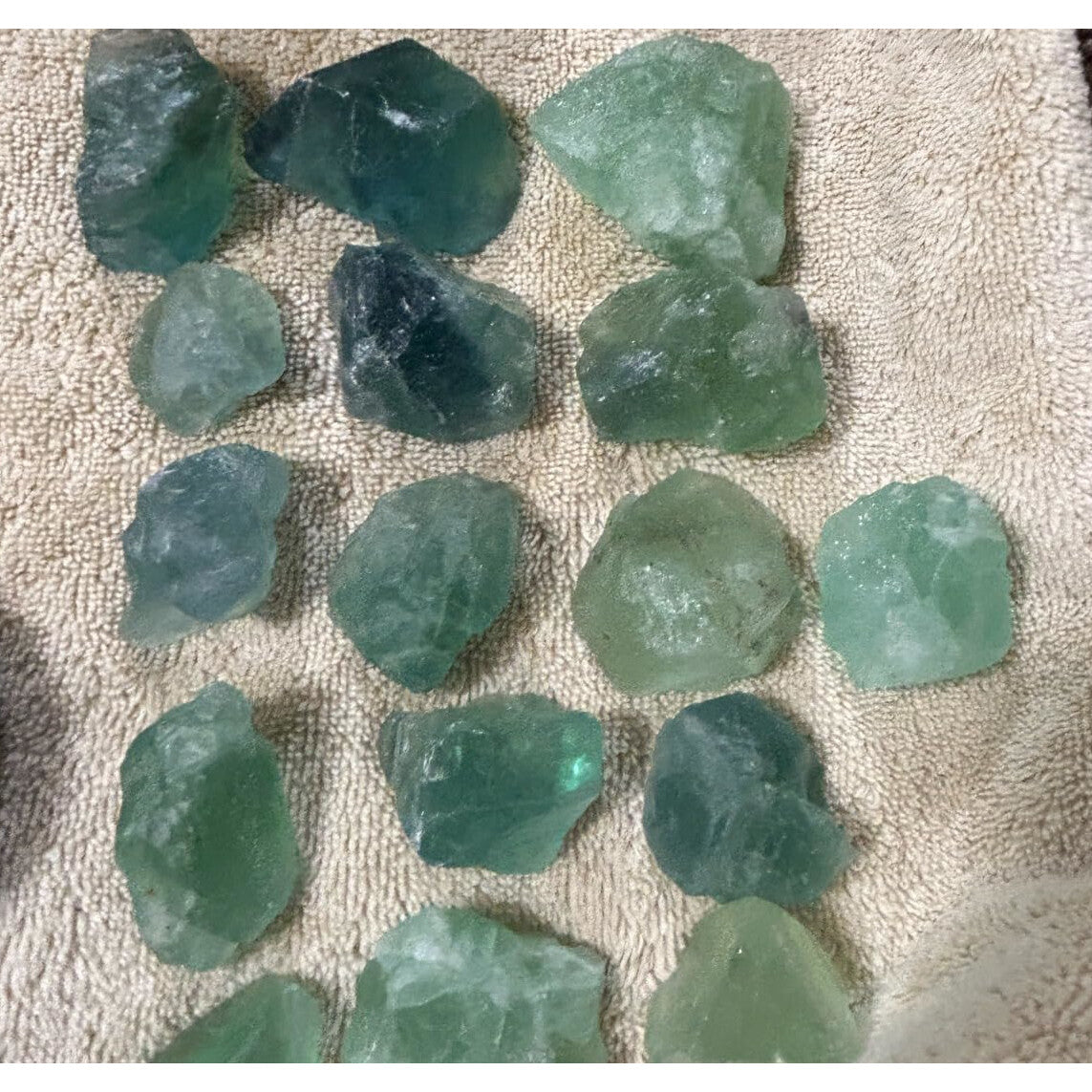 2-lb Bulk Raw Amazonite Rough Crystals