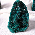 Blue Crystal Geode Mineral Cluster