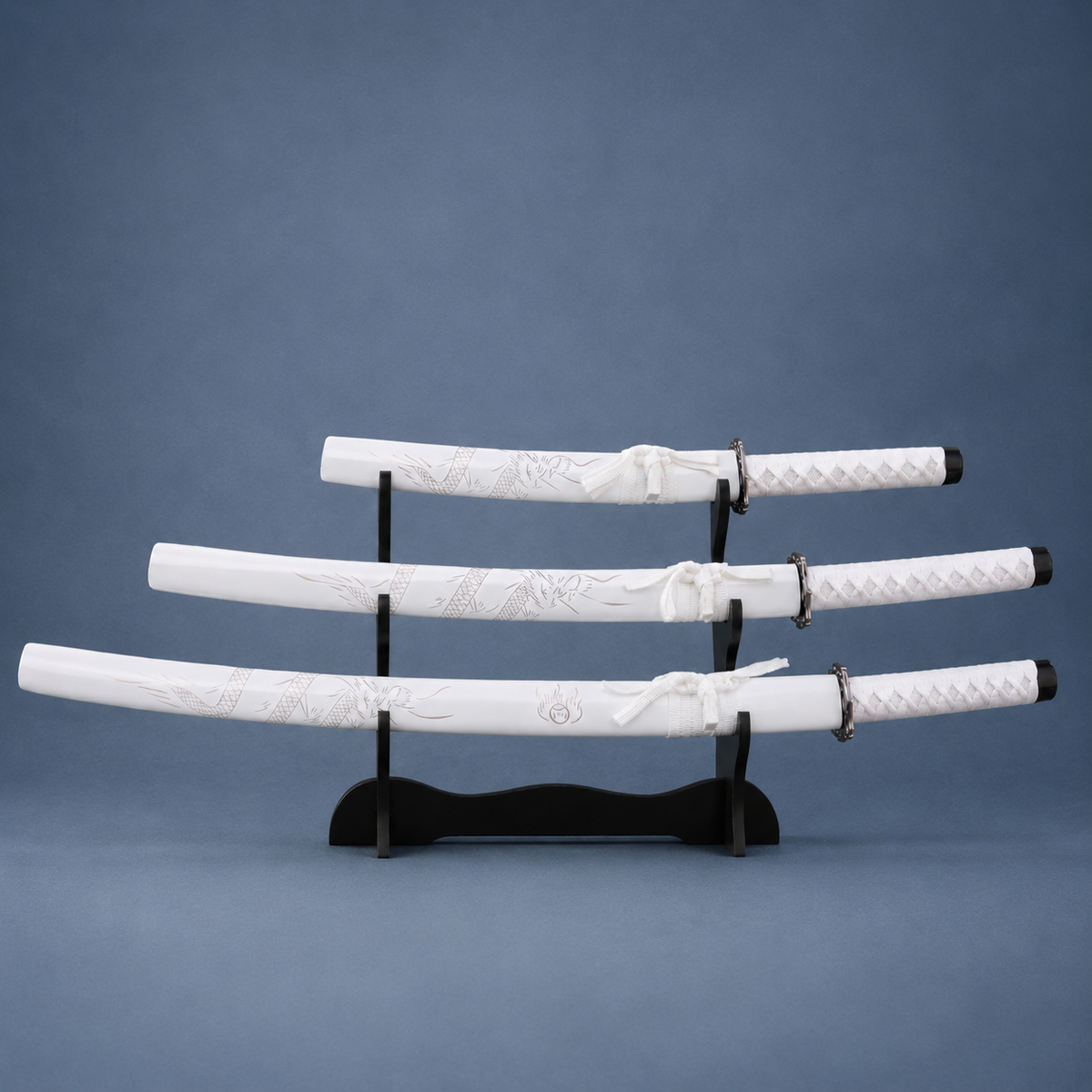 3 Piece Samurai Sword Set Katana Wakizashi Tanto