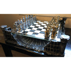 Roman Gladiators Coliseum Chess Set