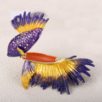 Crowntail Fish Trinket Box Hand Painted
