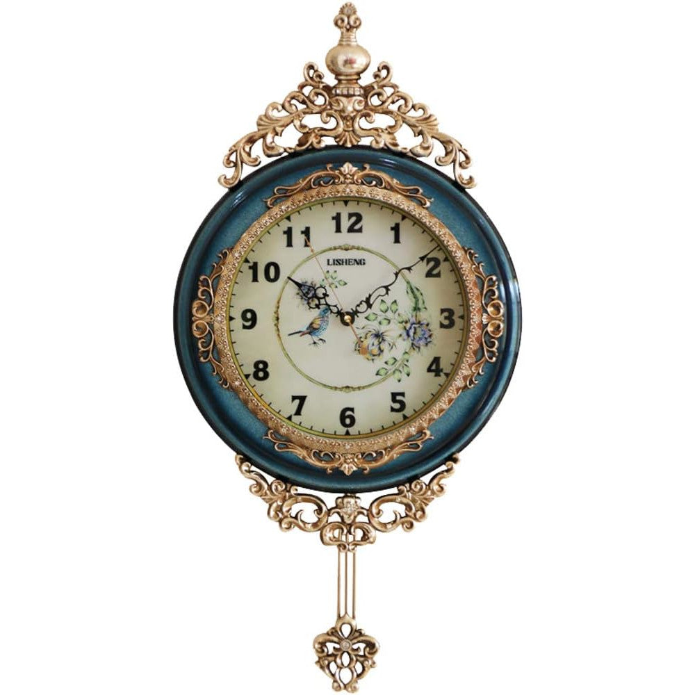 Hand Painted Grandfather Wall Clock