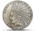 Antique Commemorative Indian Head Ten-Dollar Coin