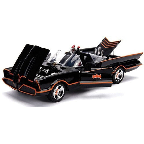 Vintage TV Batmobile and Dynamic Duo Figurines