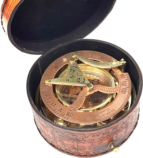 Antique Sundial Made of Brass and Copper Year 1100s