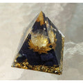 White Crystal and Lapis Lazuli Pyramid