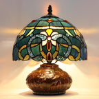 Mini Tiffany-Style Stained Glass Table Lamp