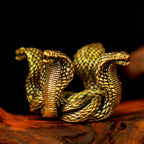 Solid Brass Mystical Four Snake Collectible