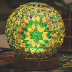 Moroccan Mosaic Glass Table Lamp