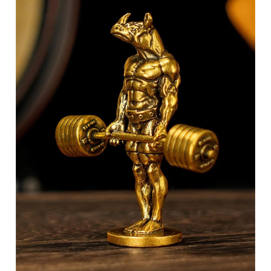 Solid Brass Bodybuilding Rhino