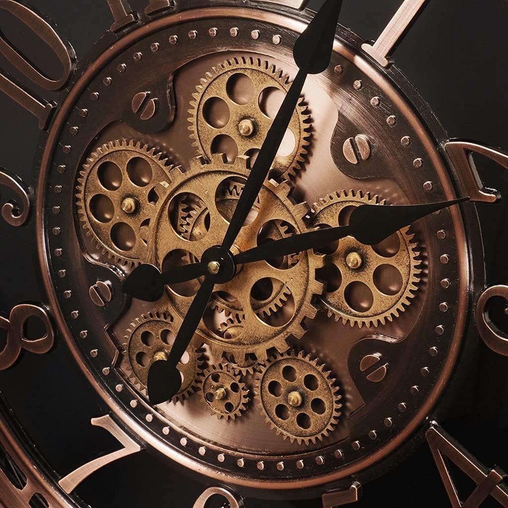 Steampunk Gears Wall Clock