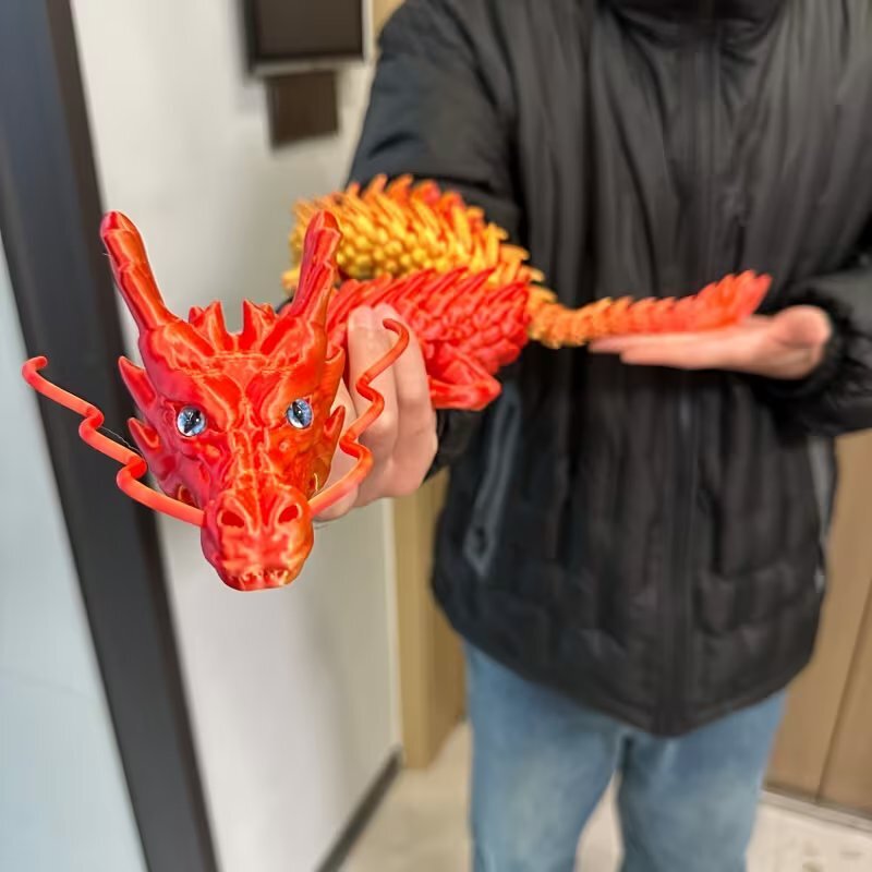 Extra-Large 35-inch Articulated Dragon
