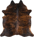 Authentic Brindle Dark Cowhide Rug