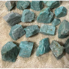 2-lb Bulk Raw Amazonite Rough Crystals