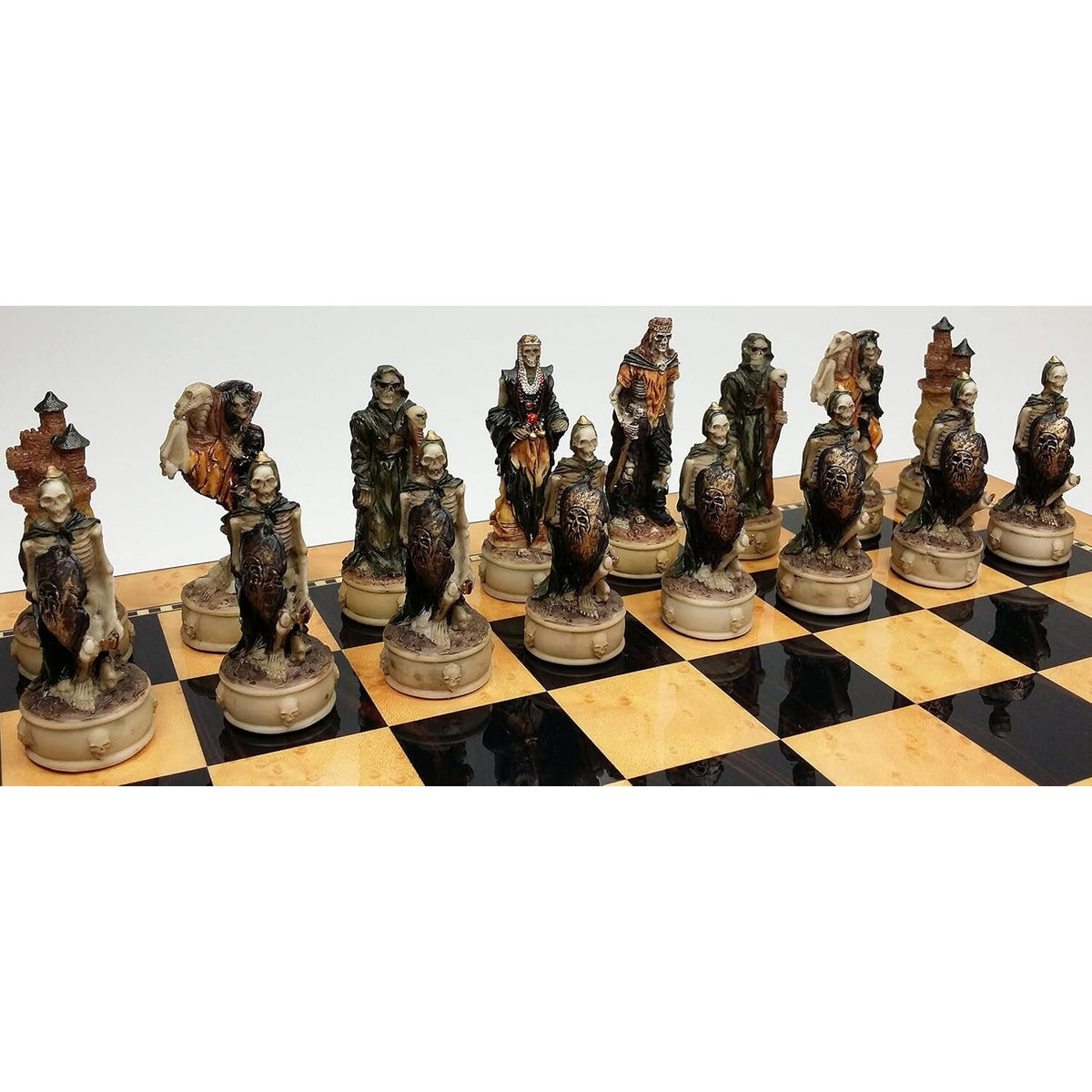 Undead Fantasy Chess Piece Set Hand Painted