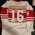 Vladimir Konstantinov Autographed Detroit Jersey
