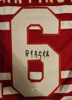 Vladimir Konstantinov Autographed Detroit Jersey