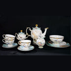 Vintage Bone China Tea Bloom Set