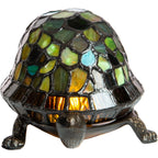 Tiffany Turtle Accent Lamp Stained Glass