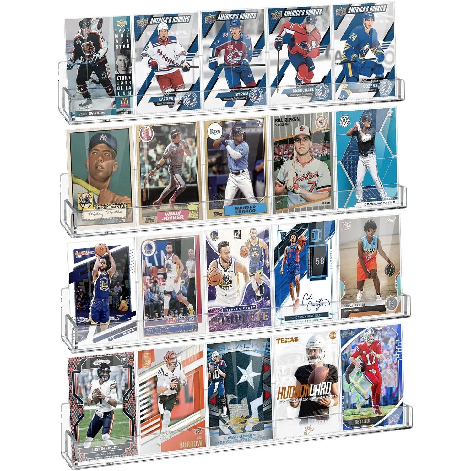 Card Collectors Protective Display Shelf