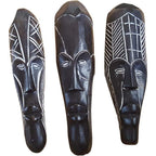 Lot of 3 African Tribal Wall Masks