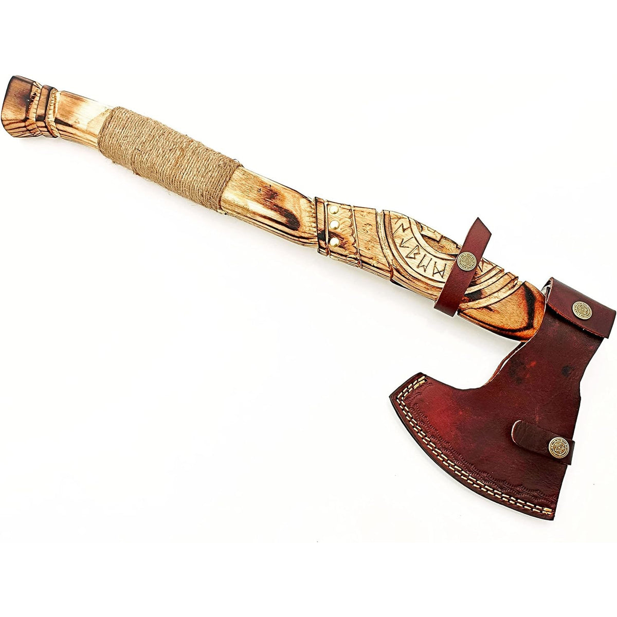 Scandinavian Viking Axe Carbon Forged Steel Axe