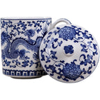 A Dragon's Brew Bone China Cup with Lid