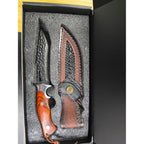 Damascus Steel Bowie Hunting