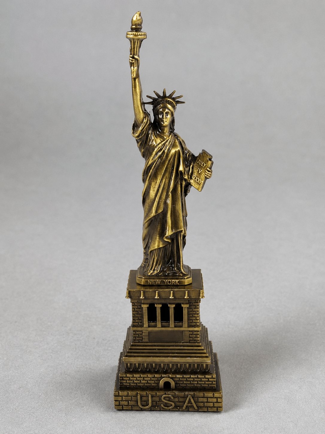 12.5-inch Metal Statue of Liberty