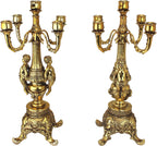 Grande Chateau Beaumont Gold Finish Candelabra