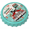 Bottle Cap Retro Wall Clock