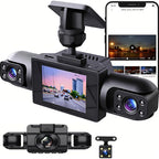 4-Lens 1080p Multi-Angle Dash Cam