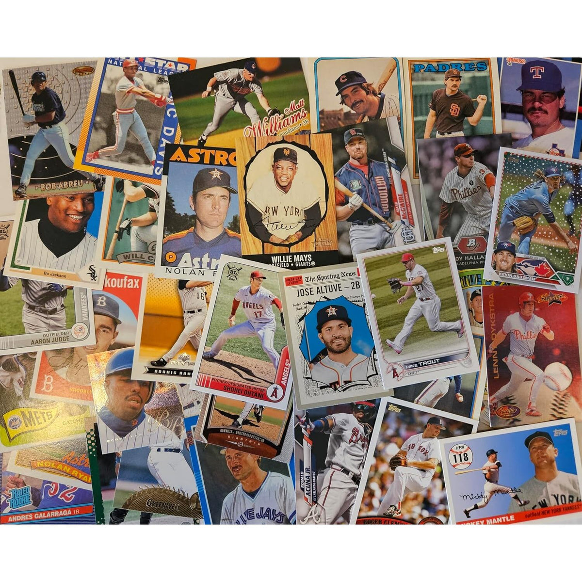 Lot of Over 200 Baseball Card Cards