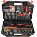 246-Piece Titanium-Coated Drill Bit Set with Case