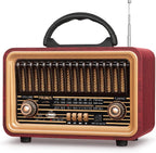 Vintage AM FM Radio with Bluetooth
