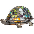 Tiffany Turtle Accent Lamp Stained Glass