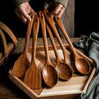 6-Piece Wooden Kitchen Utensil Set
