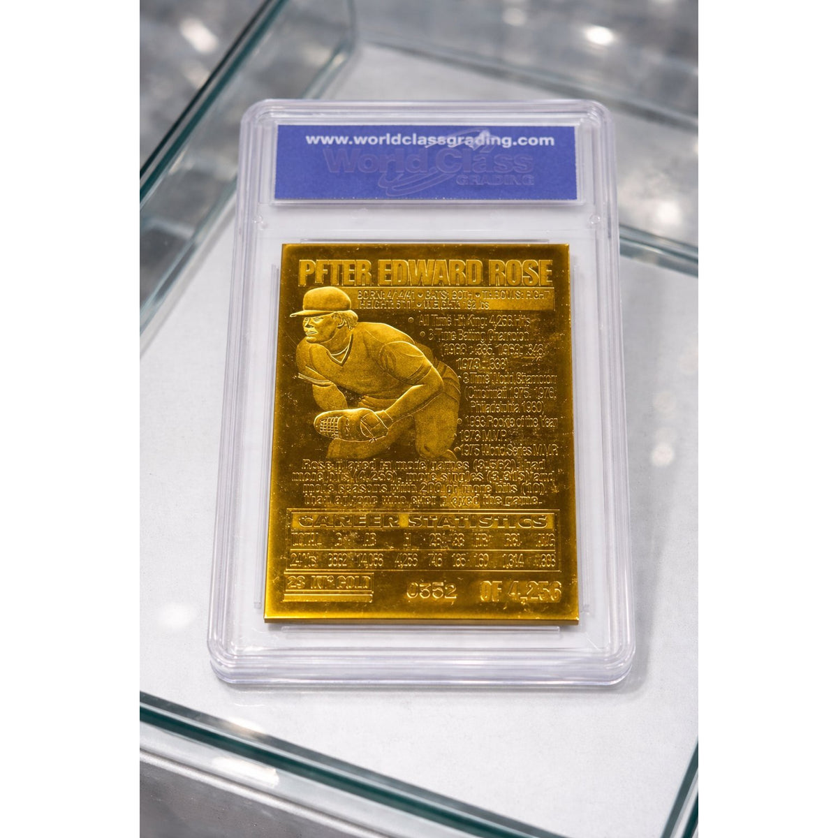 Pete Rose Gold Card Signature Series GEM Mint 10