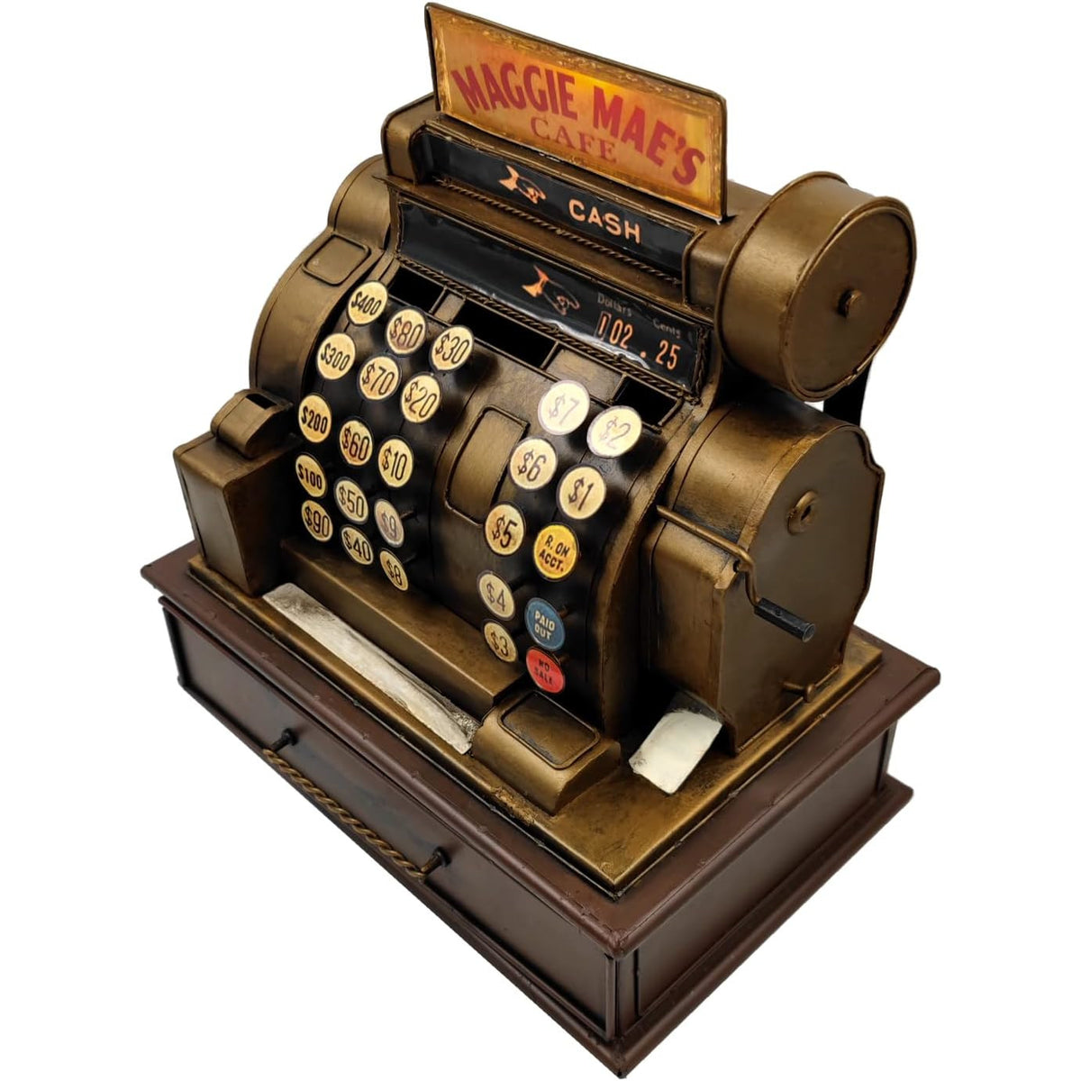Vintage Cash Register Storage Bank