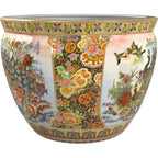 Hand-Painted Satsuma Porcelain Planter