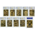 Complete Star Wars Limited Edition 23K Gold Card Set