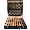 Guruji's Legacy Handcrafted Brass Tribal Chess Set