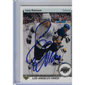 Larry Robinson Signed 1990-91 Los Angeles Kings Hockey Card