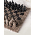 Handmade Marble Chess Set with Storage Box