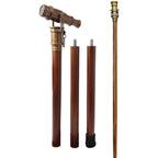 18th Century Antique Finish Telescope Walking Stick